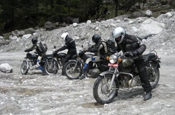 Sikkim-Nepal Motor bike